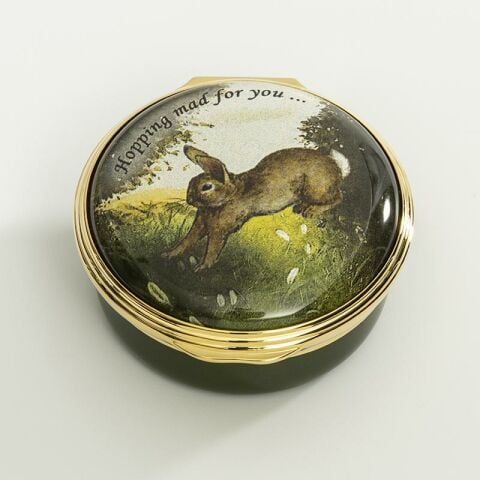 Hopping mad for you - Enamel Box - NEW