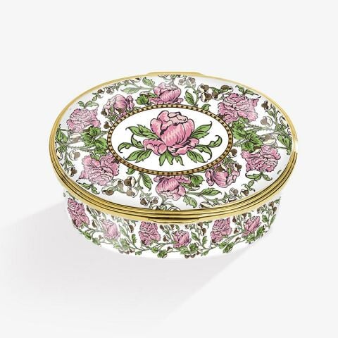 Happy Birthday Your Majesty, The Queen Elizabeth Rose - Enamel Box LE95