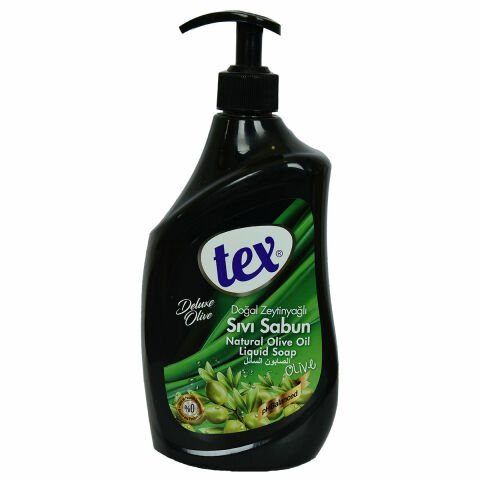 Tex Sıvı El Sabunu Doğal Zeytinyağlı Delux Olive Alkol ve Paraben