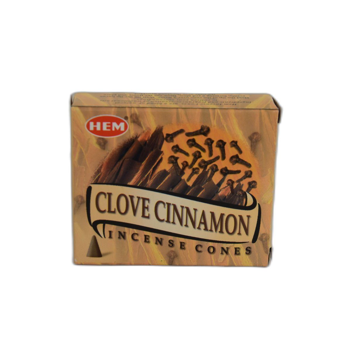 Hem Tütsü Karanfil Tarçın Kokulu 10 Konik Tütsü - Clove Cinnamon