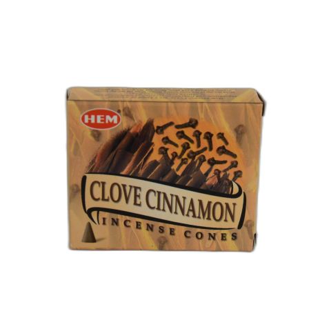 Hem Tütsü Karanfil Tarçın Kokulu 10 Konik Tütsü - Clove Cinnamon