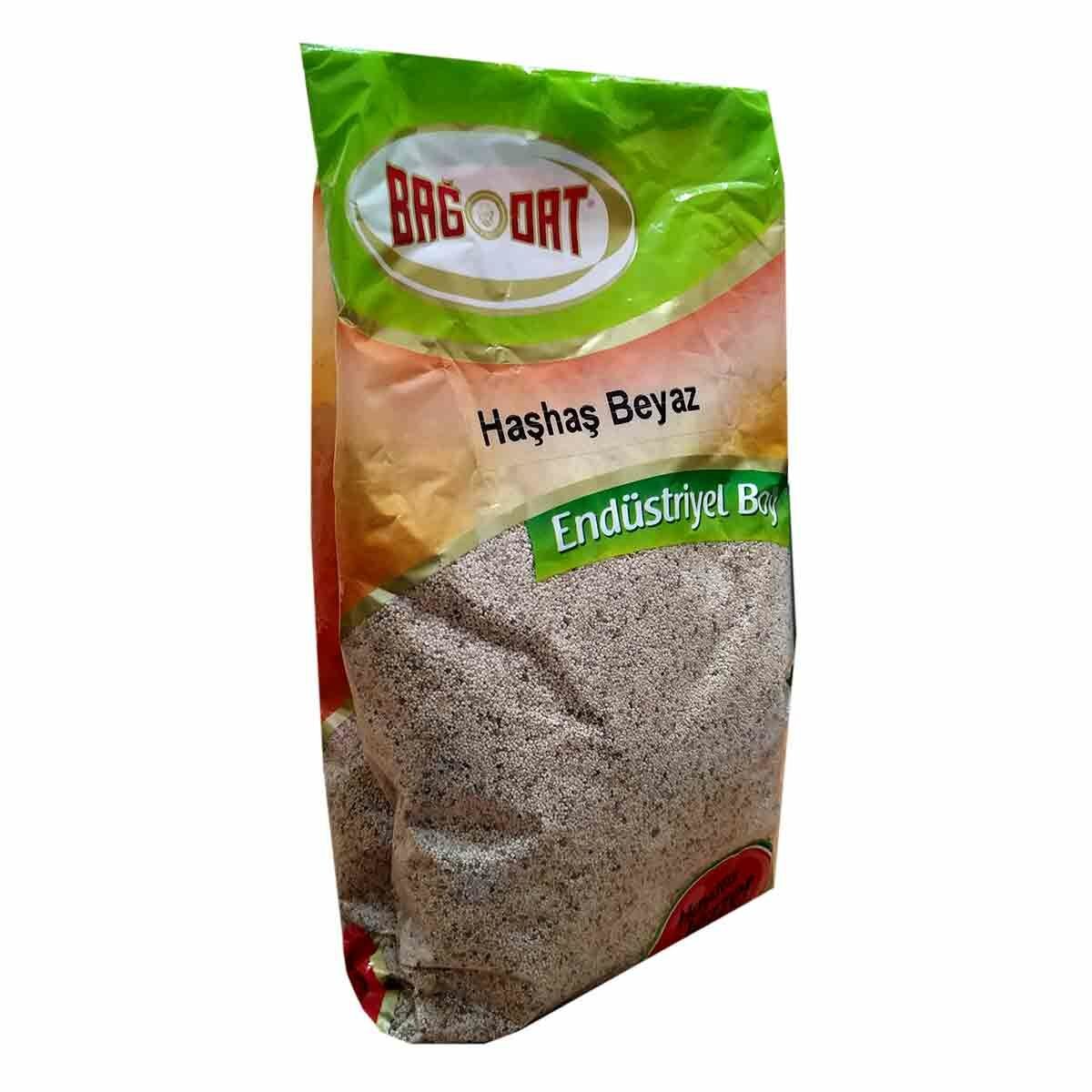 Bağdat Baharat Haşhaş Tohumu Tane Doğal Beyaz 1000 Gr Paket