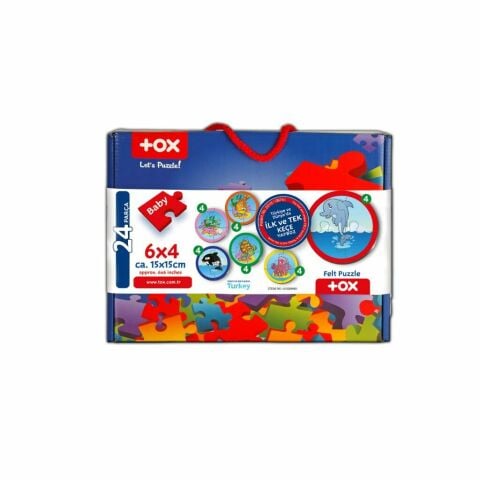 Tox Su Canlıları 2+ Keçe Yapboz - Puzzle T001