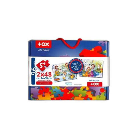 Tox Müzik 5+ Keçe Yapboz - 5 Yaş Puzzle T016