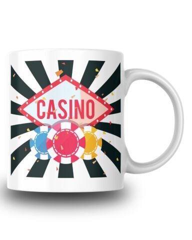 Casino Temalı Tasarım Kupa Bardak