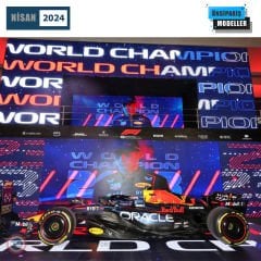 1:18 2023 Oracle Red Bull Racing RB19 Max Verstappen 2nd Place Sprint Race Qatar GP 2023 World Champion