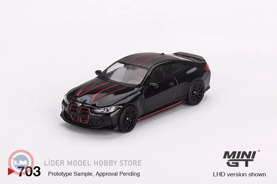 1:64 2023 BMW M4 CSL BLACK SAPPHIRE