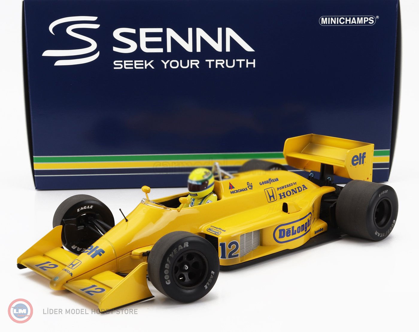 1:18 1987 Lotus HONDA 99T #12 - AYRTON SENNA