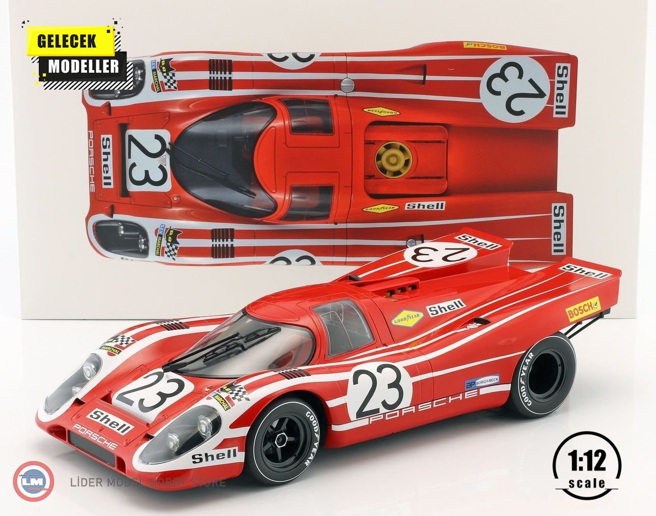 1:12 1970 Porsche 917K  #23 24H France Attwood Herrmann Winner