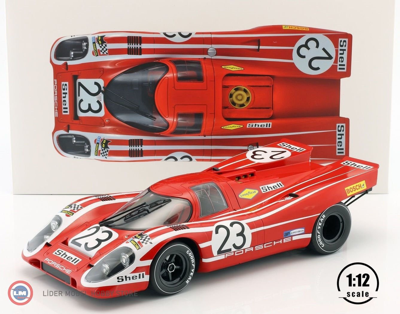 1:12 1970 Porsche 917K  #23 24H France Attwood Herrmann Winner