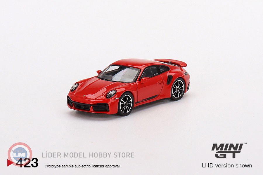 1:64 Porsche 911 Turbo S Guards Red