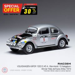 1:43 1973 Volkswagen Kafer 1302 S #5 Rallye Elba