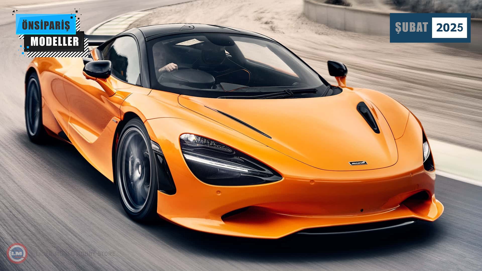 1:18 MCLAREN 750S SPIDER ORANGE 2024