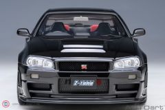 1:18 2001 Nissan Skyline GT-R (R34) Z-tune Black Pearl