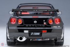 1:18 2001 Nissan Skyline GT-R (R34) Z-tune Black Pearl