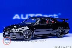 1:18 2001 Nissan Skyline GT-R (R34) Z-tune Black Pearl