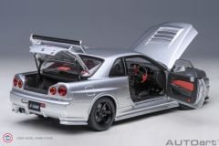1:18 2001 Nissan Skyline GT-R (R34) Z-tune Silver