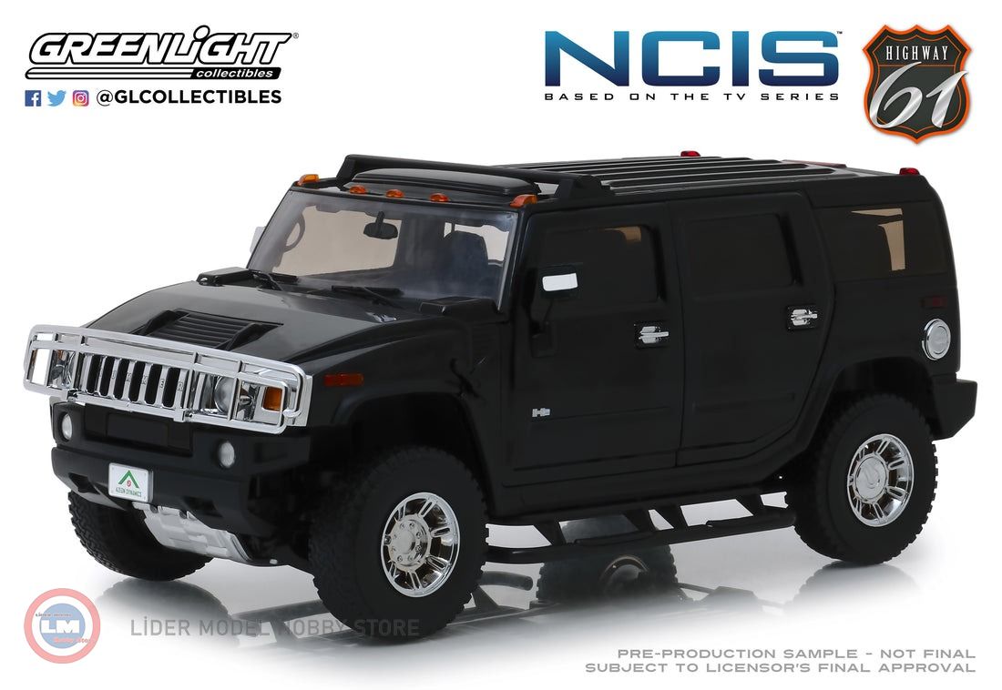 1:18 2006 Hummer H2 POLICE NCIS - TV SERIES - POLIZIA