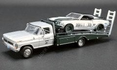 1:64 1969 Ford F-350 Ramp Truck Trans Am Mustang #33
