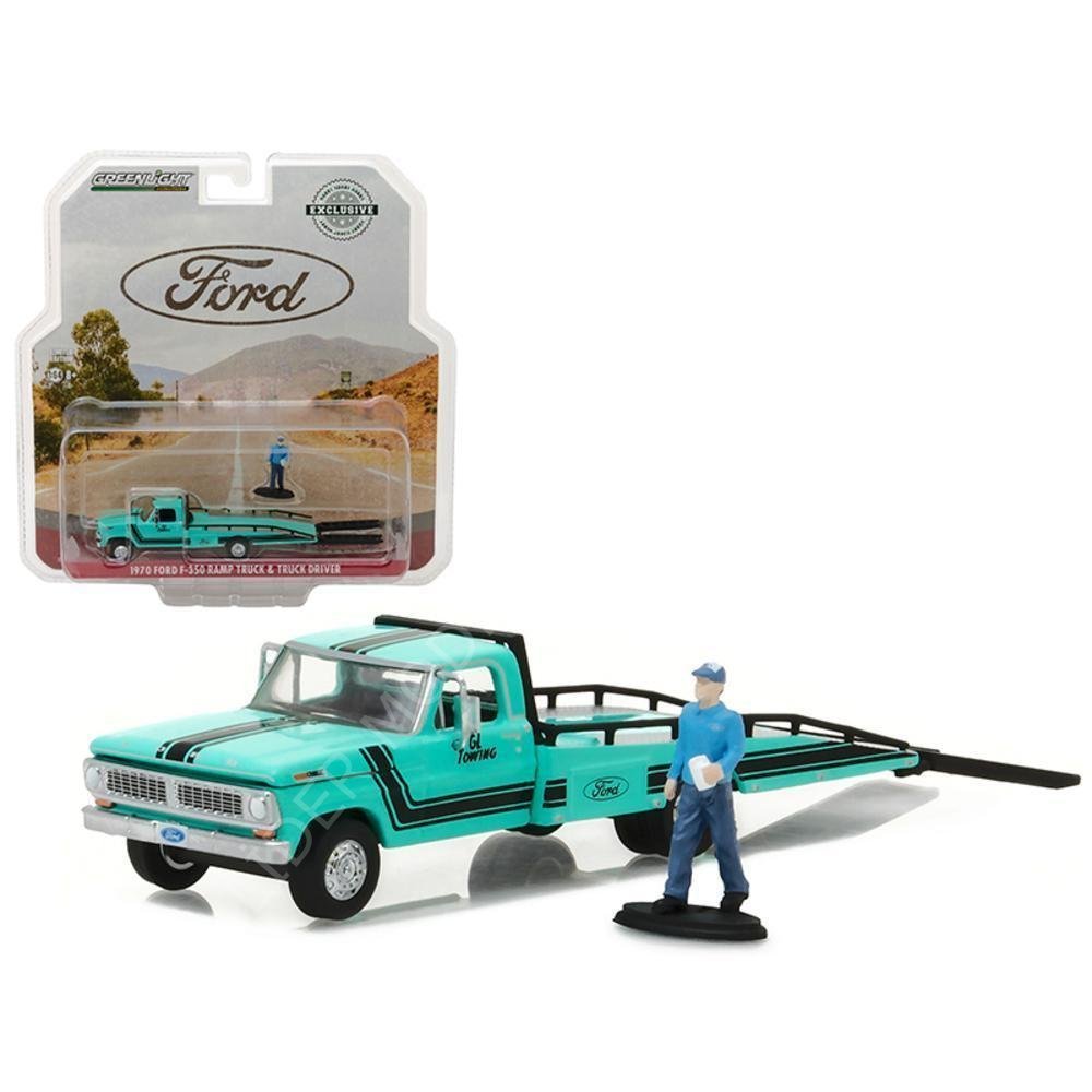 1:64 1970 Ford F-350 Ramp Truck - Truck Driver