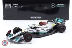 1:18 2022 Mercedes Benz AMG Petronas Formula 1 One Team Spain GP Lewis Hamilton