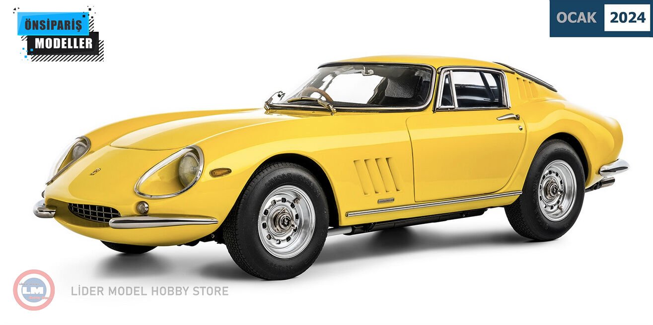 1:18 1966 Ferrari 275 GTBC,  Modena-Yellow