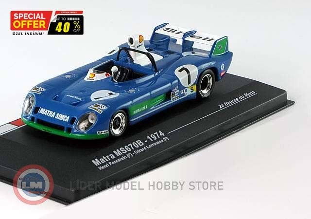 1:43 1974 Matra Simca MS670B #7 Winner Le Mans