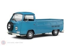 1:18 1968 Volkswagen T2 Pick Up Blue Petrol