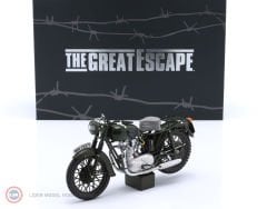 1:12 1962 Triumph  TR6 TROPHY (WEATHERED) - THE GREAT ESCAPE - Steve Mcqueen Motosiklet
