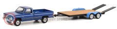 1:64 1981 Chevrolet C-20 Trailering Special with Flatbed Trailer Hitch & Tow Series 27