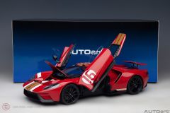 1:18 2022 Ford GT 2022 Alan Mann Heritage Edition (Alan Mann Red)