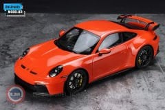 1:18 Minichamps 2021 Porsche 911 992 GT3 Orange/ Black Wheels