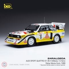 1:24 1986 Audi Sport Quattro S1 - #6 - HB Audi Team