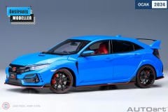 1:18 2021 Honda Civic Type R (FK8) (Racing Blue Pearl)