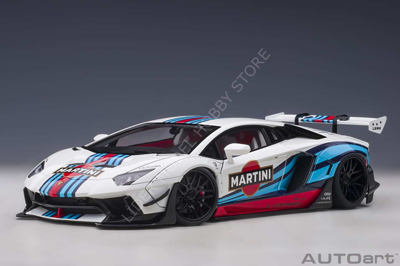 1:18 2018 Lamborghini Aventador - ''Martini'' Livery