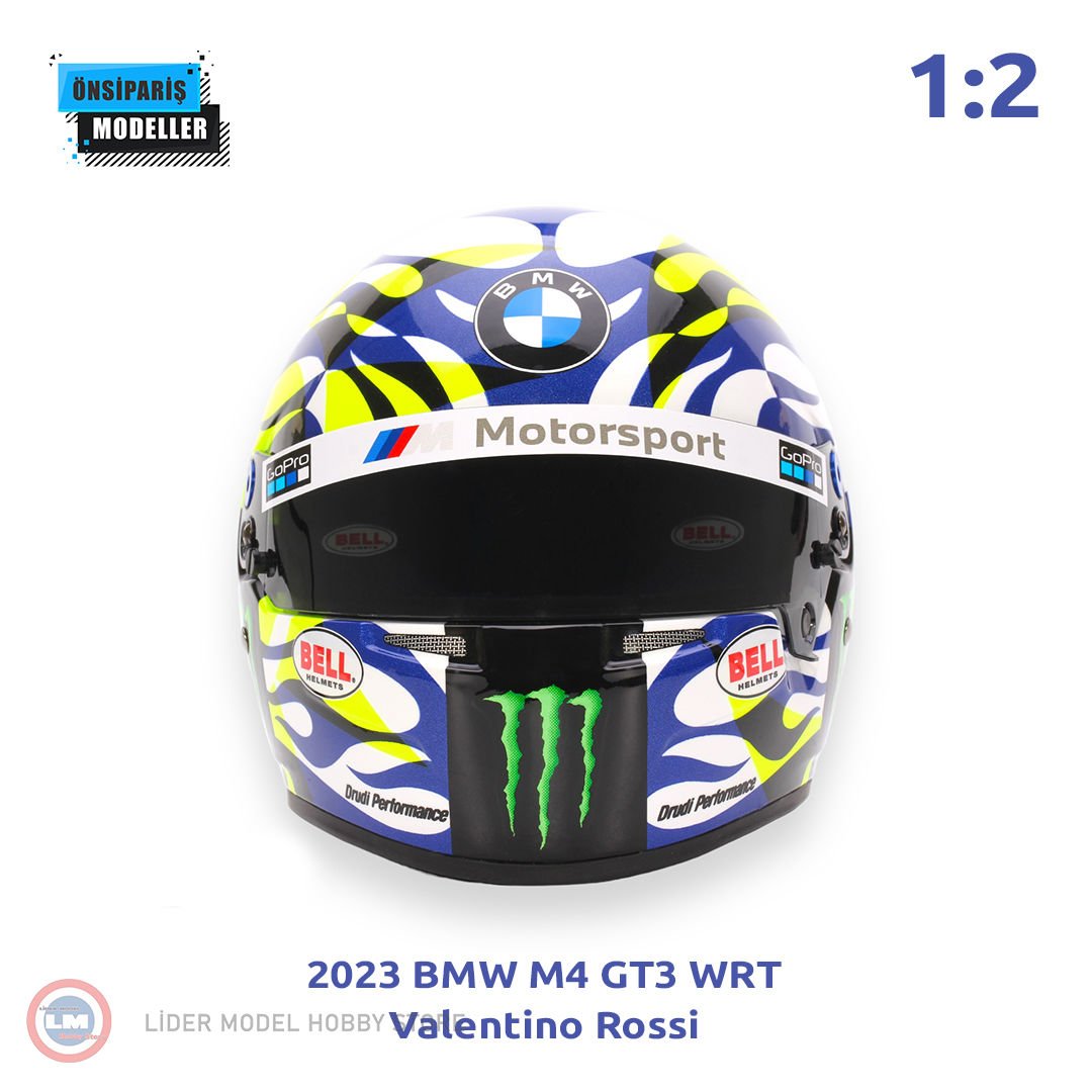 1:2 2023 BMW M4 GT3 WRT Kask Valentino Rossi