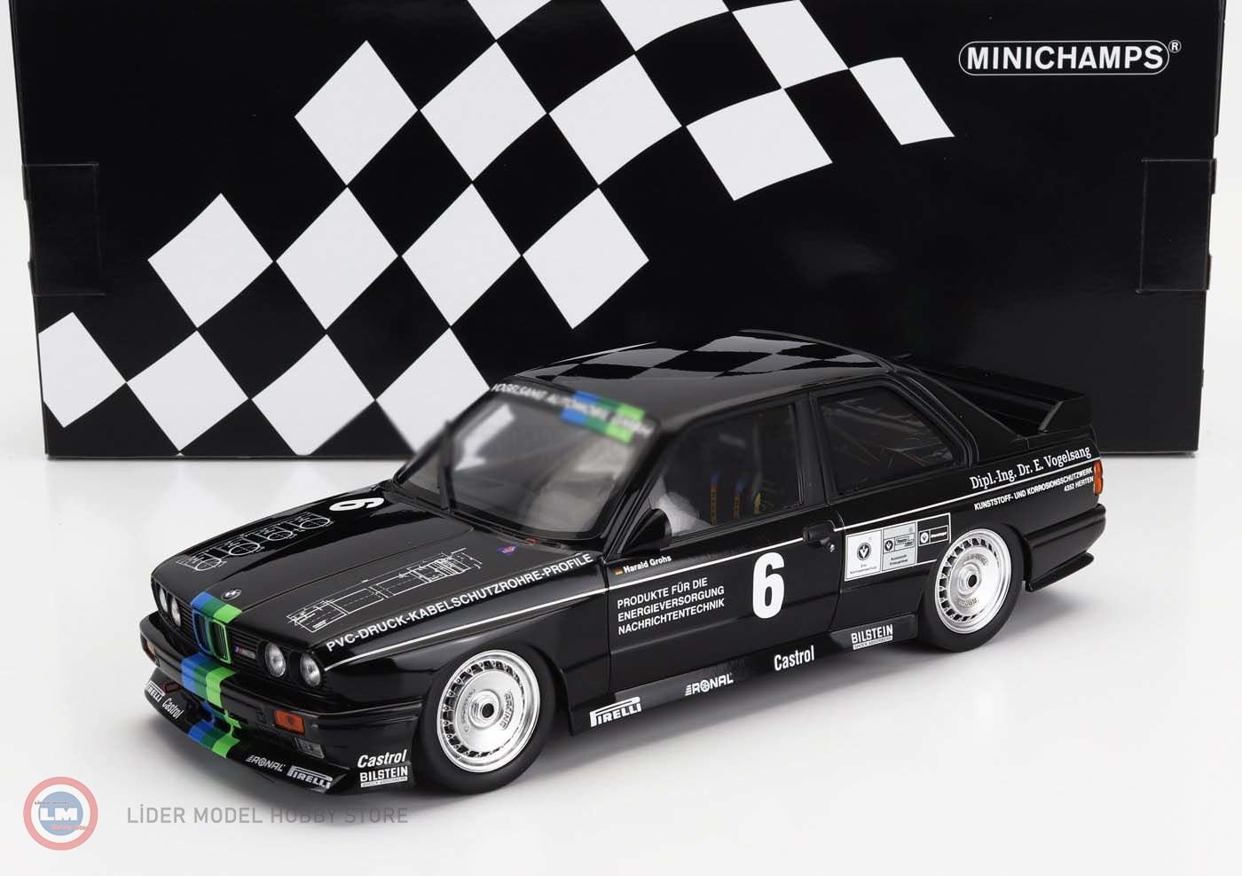 1:18 1987 BMW M3 #6 Winner Hockenheim DTM 1987 Harald Grohs