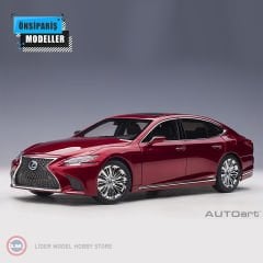 1:18 2018 Lexus LS 500h (Morello Red Metallic)