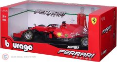 1:18 Burago 2021 Ferrari SF21 - #16 - Charles Leclerc Formula 1