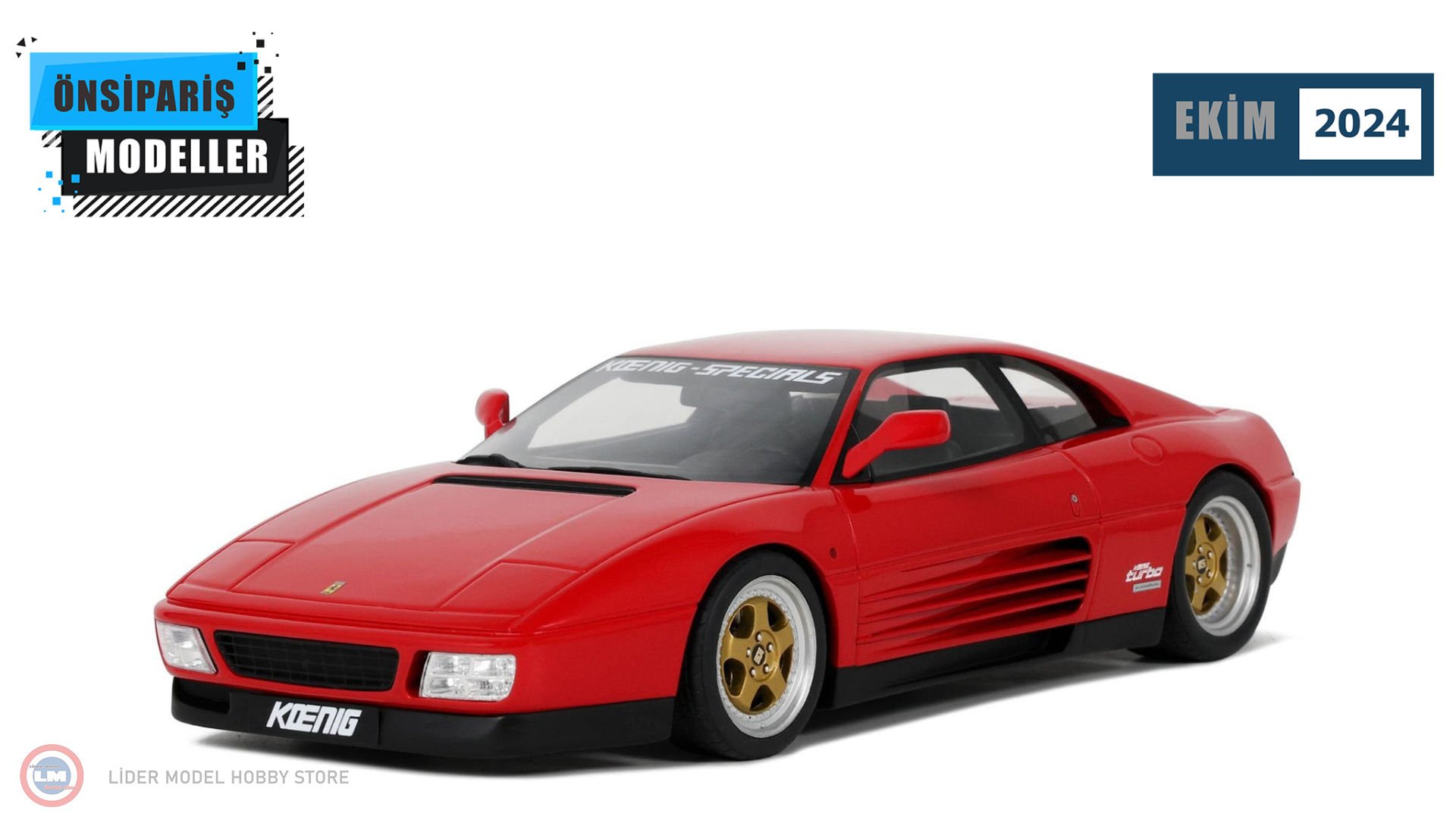 1:18 Koenig Special 348 Twin Turbo Red 1994