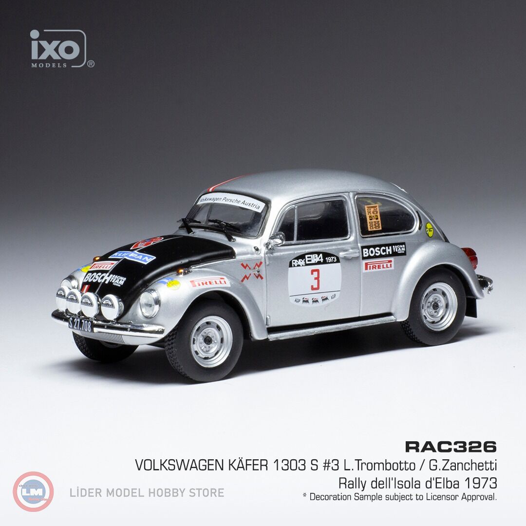 1:43 1973 Volkswagen Beetle Kafer 1303 S Rallye Elba  Trombotto