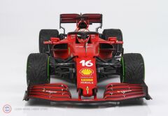 1:18 Ferrari SF21 - Scuderia Ferrari - Charles Leclerc - Emilia Romagna GP 2021 - with intermediate tyres(Green)