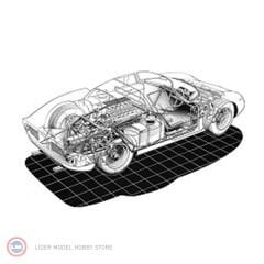 1:18 Ferrari 250 LM Transaparent Car Body