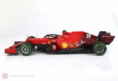 1:18 2021 Ferrari SF21 - Scuderia Ferrari - #5 - Carlos Sainz - Emilia Romagna GP 2021 - with intermediate tyres(Green)