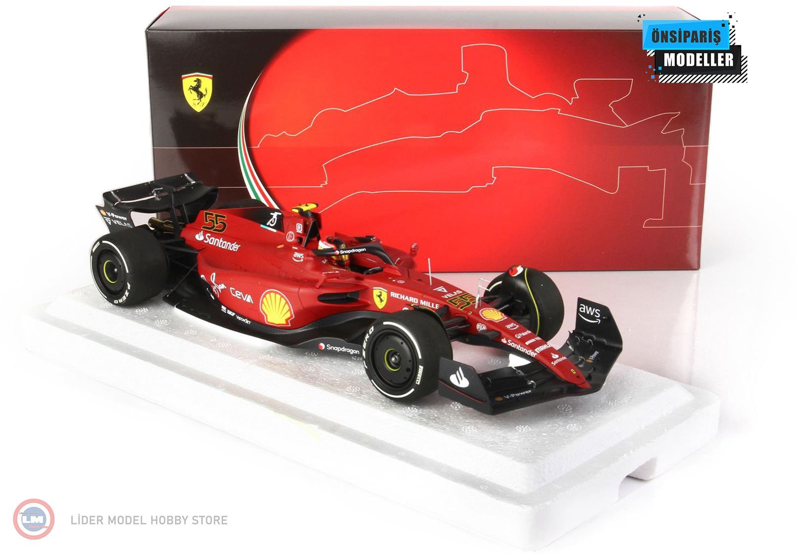 1:18 2022 FERRARI F1-75 – CARLOS SAINZ – AUSTRALIAN GP