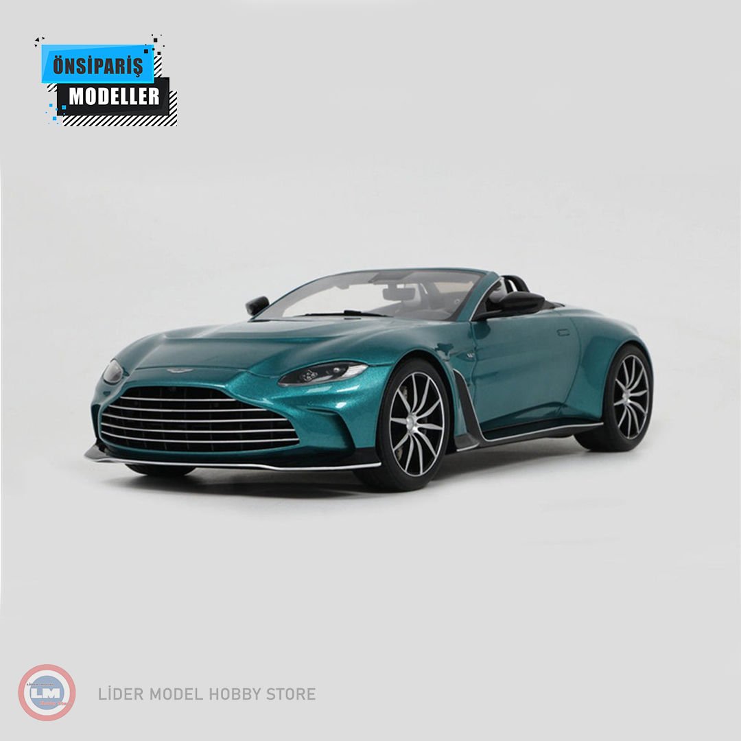 1:18 2023 ASTON MARTIN V12 VANTAGE SPIDER - TAYOS TURQUOISE GREEN