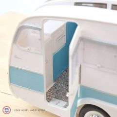 1:18 1959 Citroen DS 19  Nuage Blue and Violet + Caravane Hénon