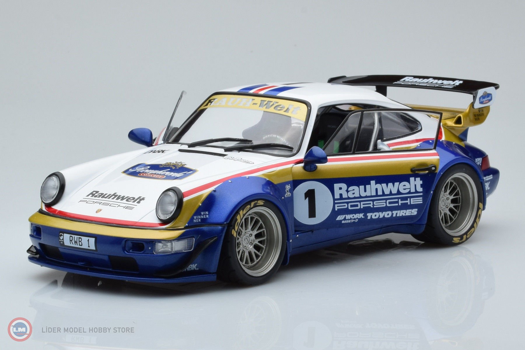1:18 2022 Porsche 911 (964) #1 RWB Rauh-Welt Body Kit