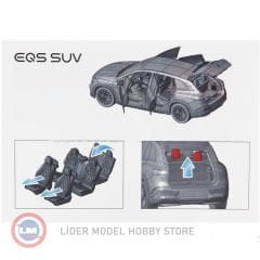 1:18 2023 Mercedes Benz EQS SUV, AMG Line, X296