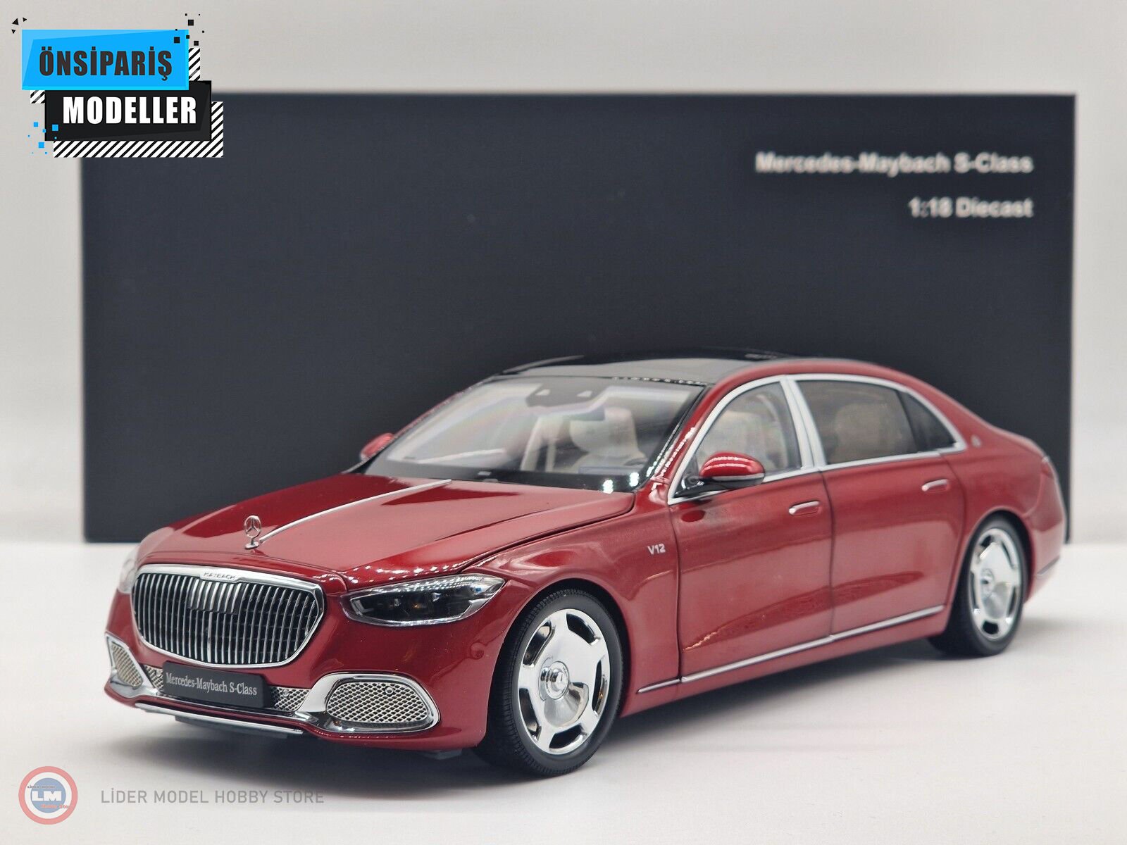 1:18  MERCEDES-MAYBACH-S-CLASS 2021 - Patagonia Red